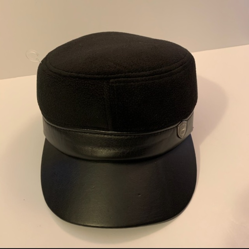 Sport University Ear Flap Hat - Adjustable -Black